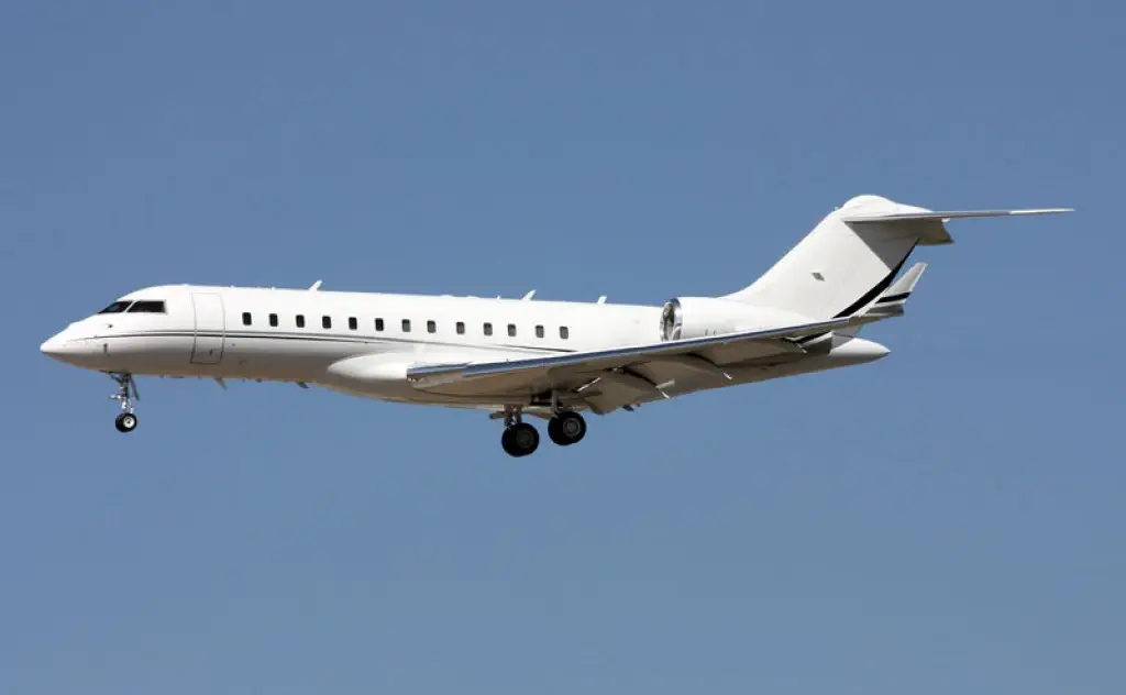 Global Express private jet exterior