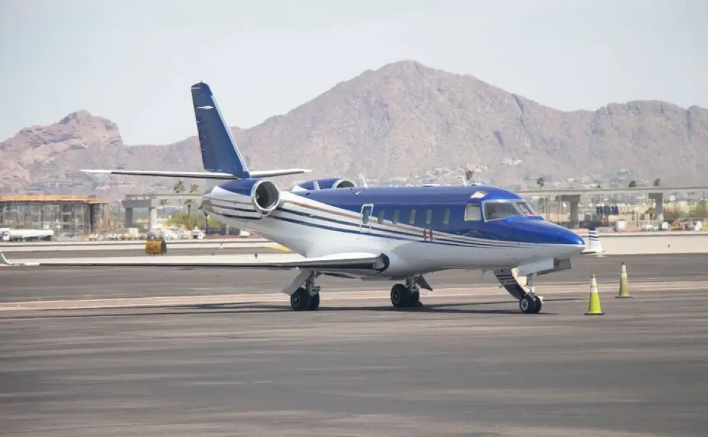 Gulfstream G100 private jet exterior