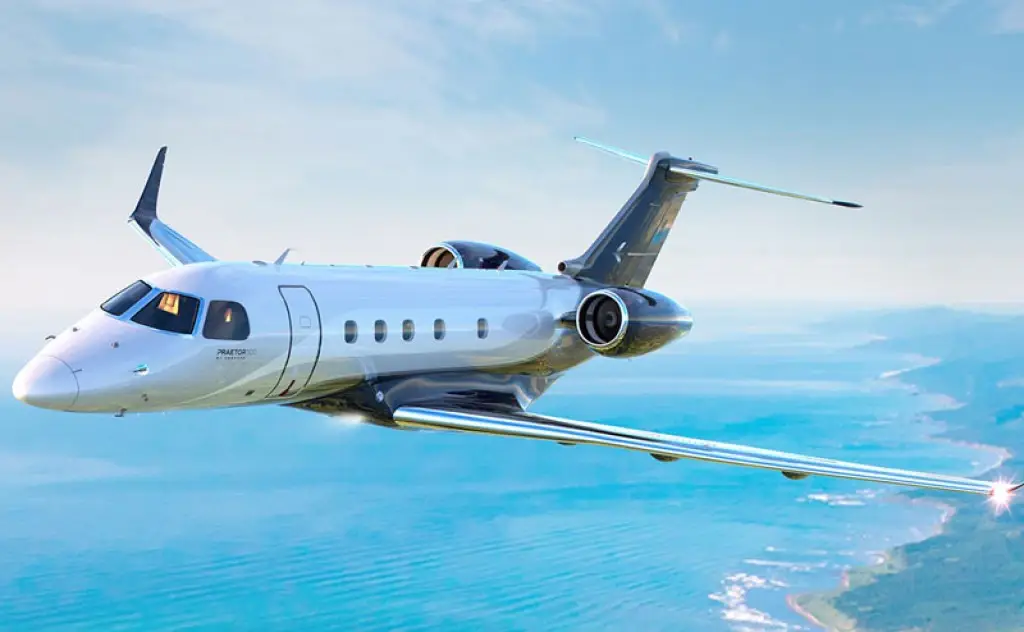 Embraer Praetor 500 private jet exterior