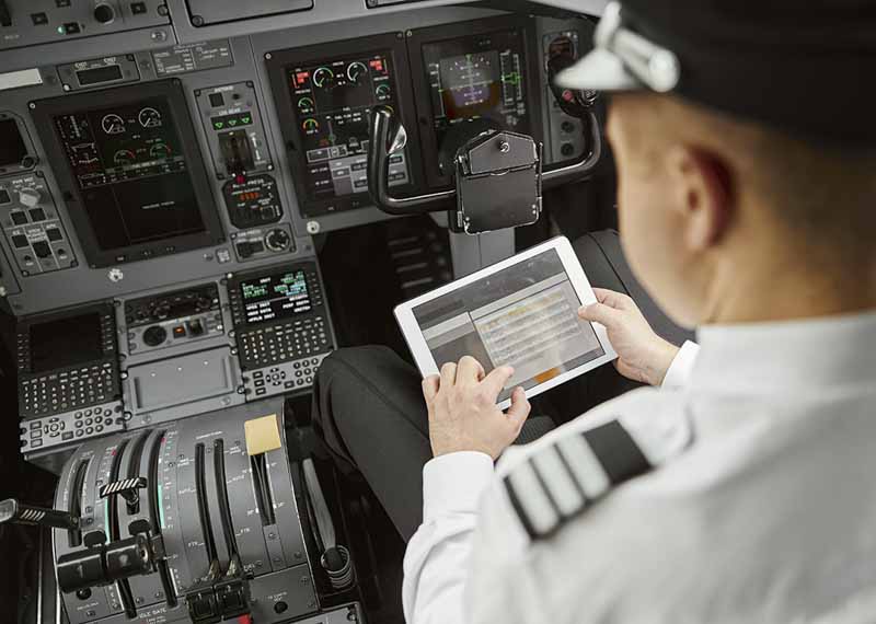 Pilot on private jet