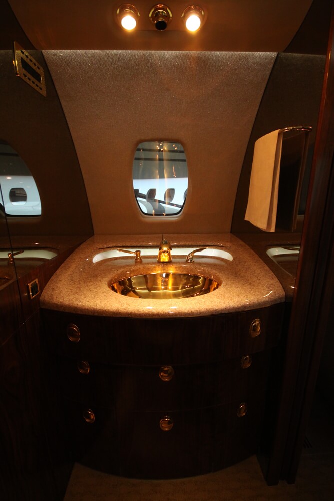 full enclosed lavatory