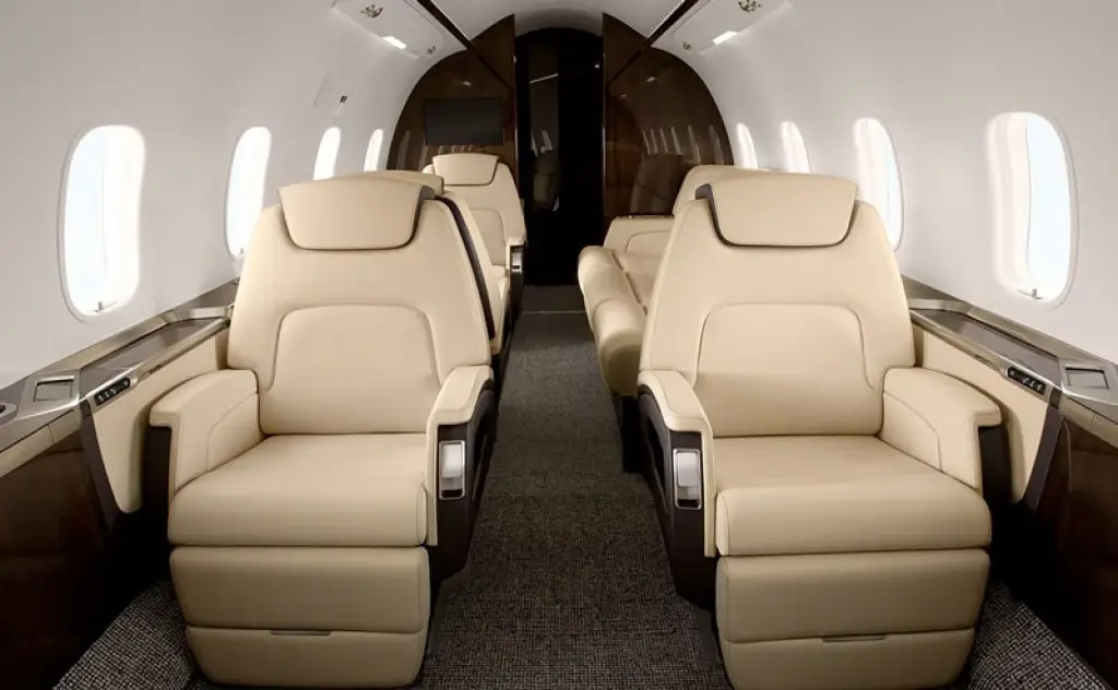 Interior of a Challenger 350
