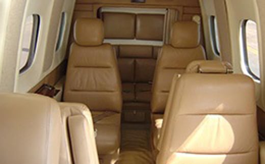 Aero Commander 500B Interior