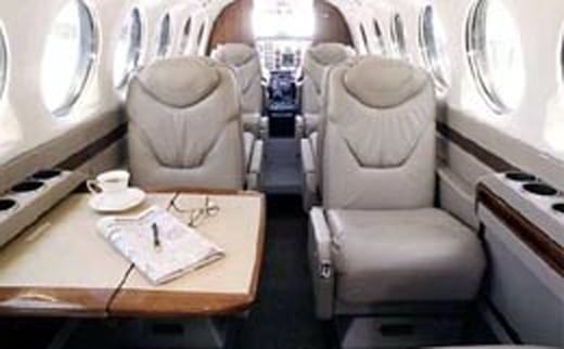 King Air B300 Interior