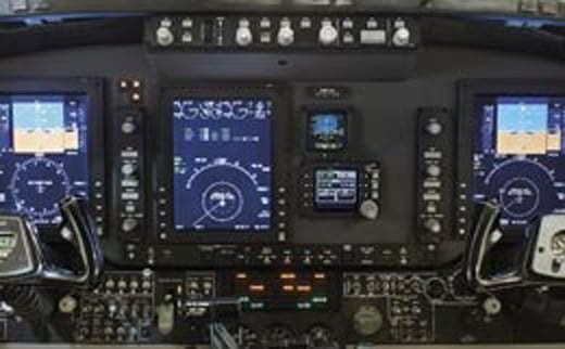 King Air 250 Cockpit