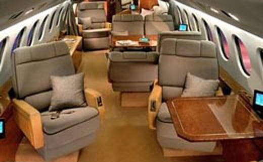 Falcon 900EX Interior