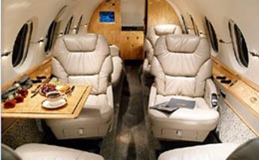 Hawker 800XP Interior