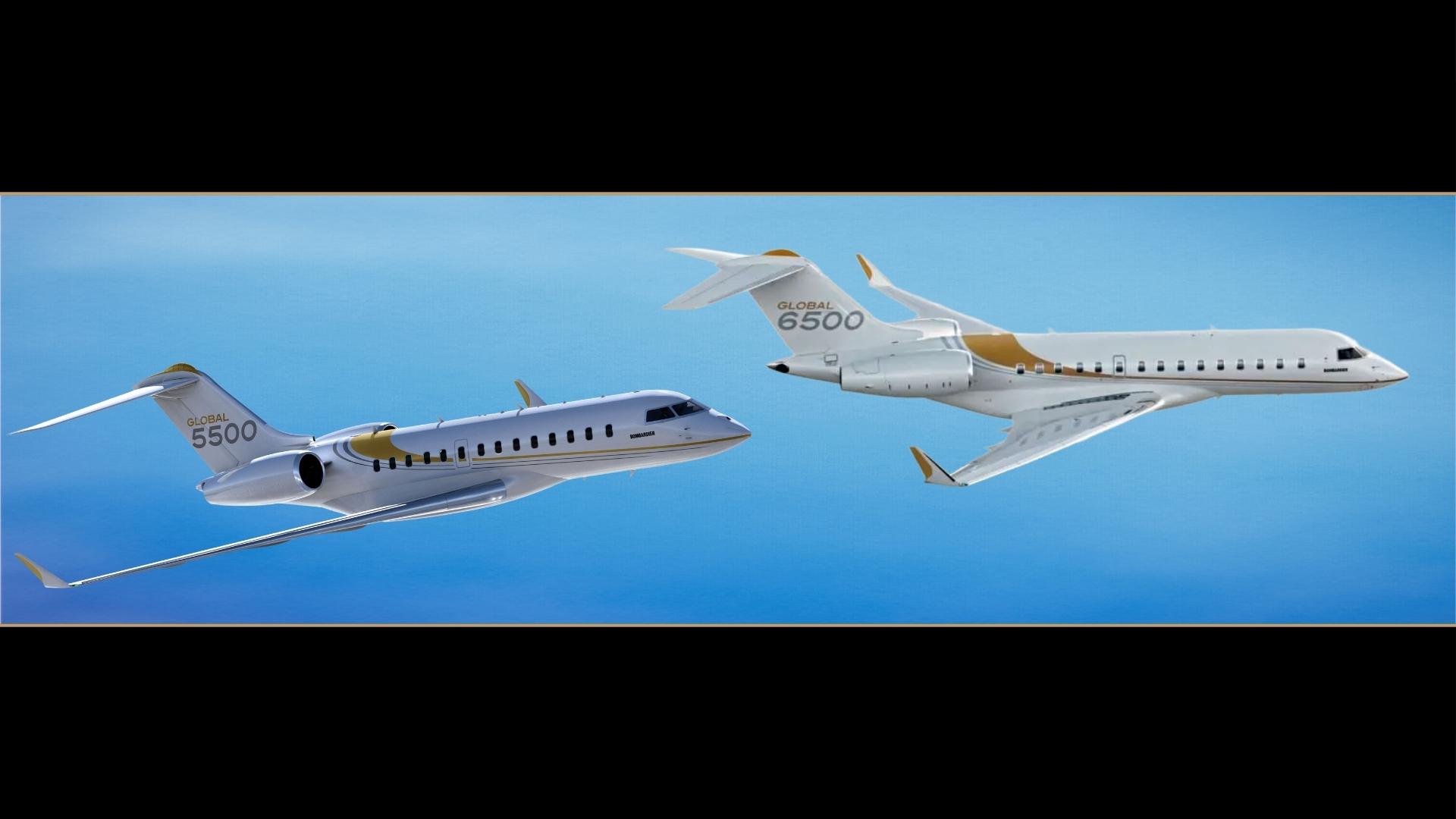 Bombardier Global 6500 and 5500