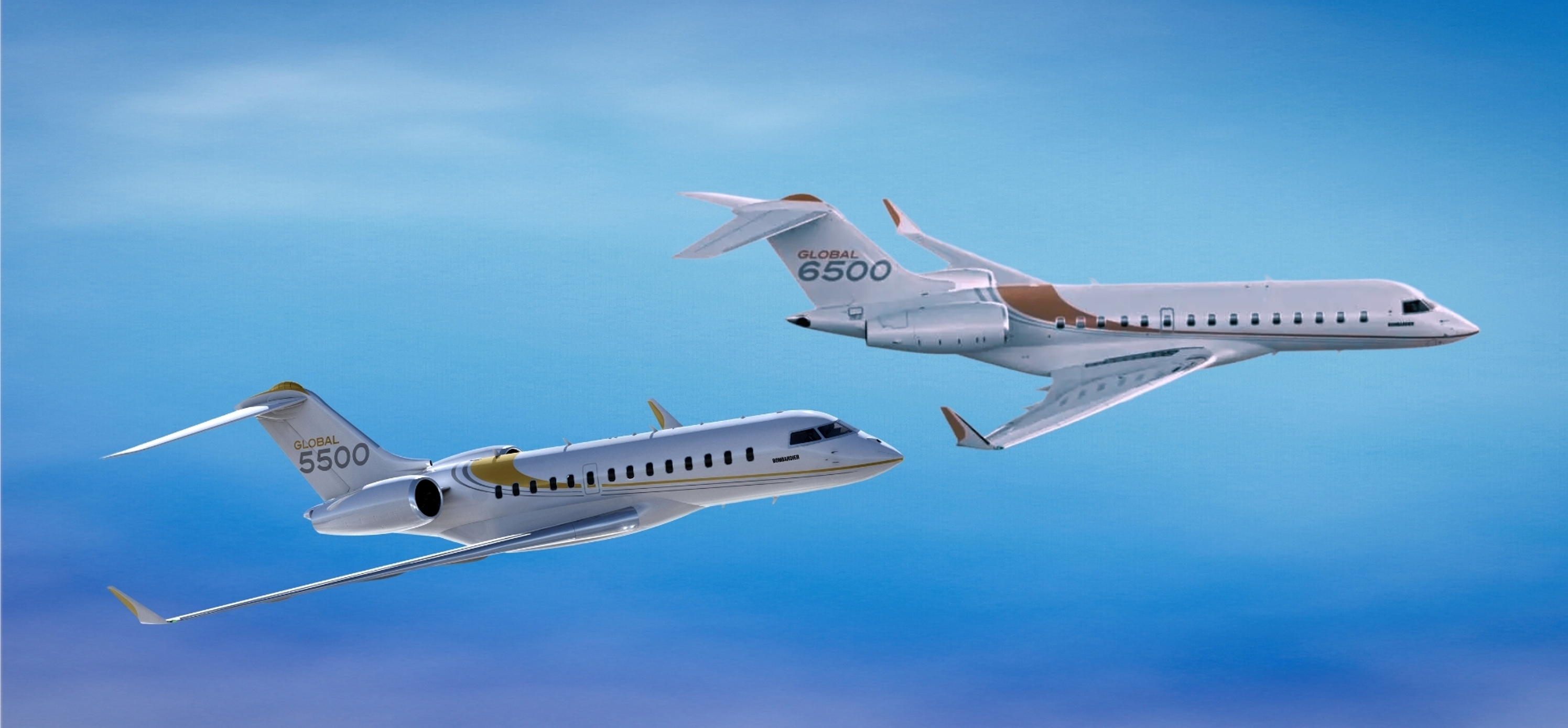 Bombardier Global 6500 and 5500